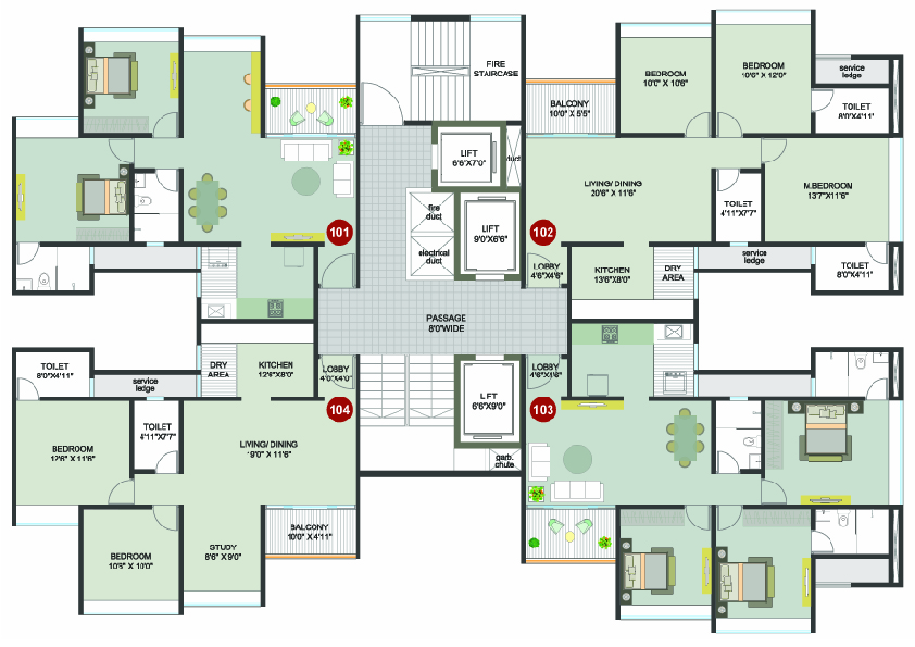 Master Floor Plan 4