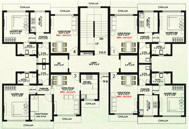 Master Floor Plan 4